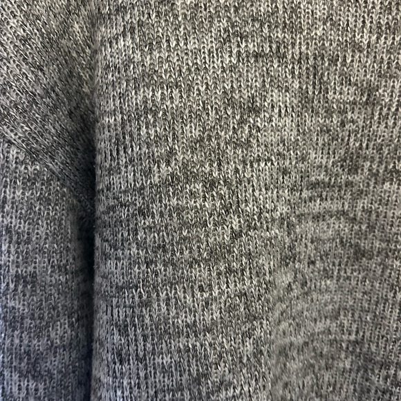Zara Gray Knit Mock Neck Sweater - Picture 3 of 4